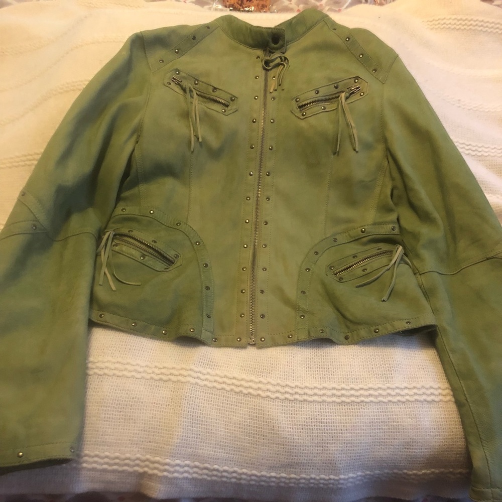 Leather jacket